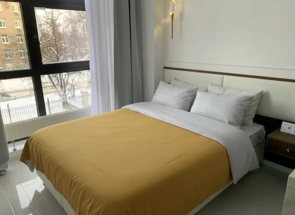 Бизнес-апартаменты CRYSTAL -парковка, кухня, стиральная машина СмартТВ