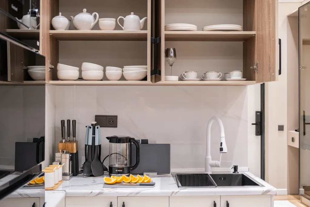 Стильная студия с прекрасным видом на город в U-Tower