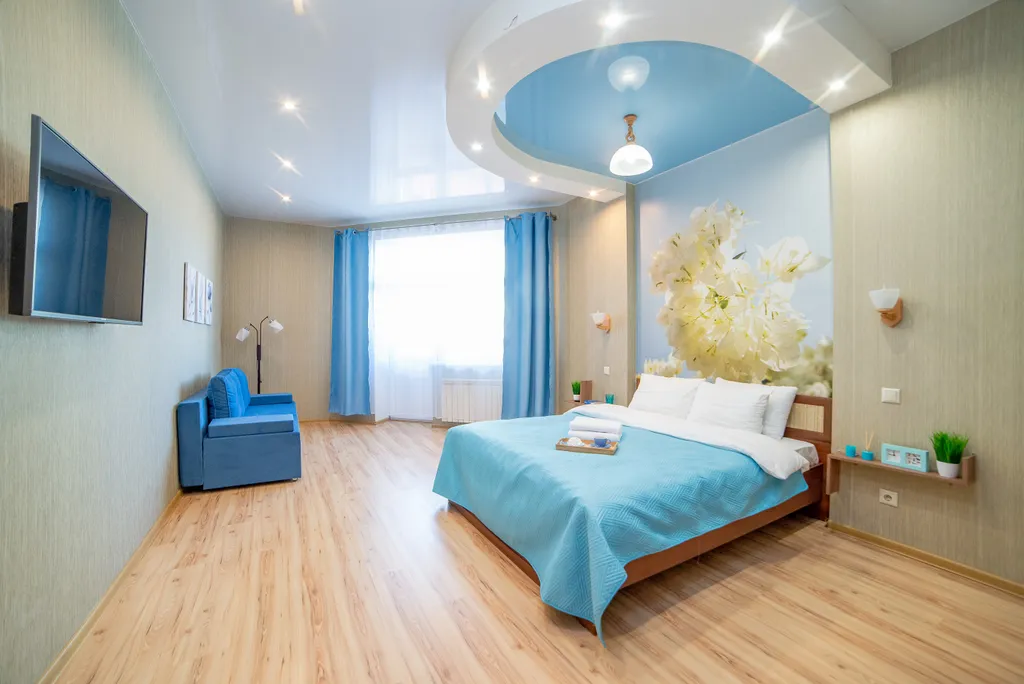 Красная вишня и голубика