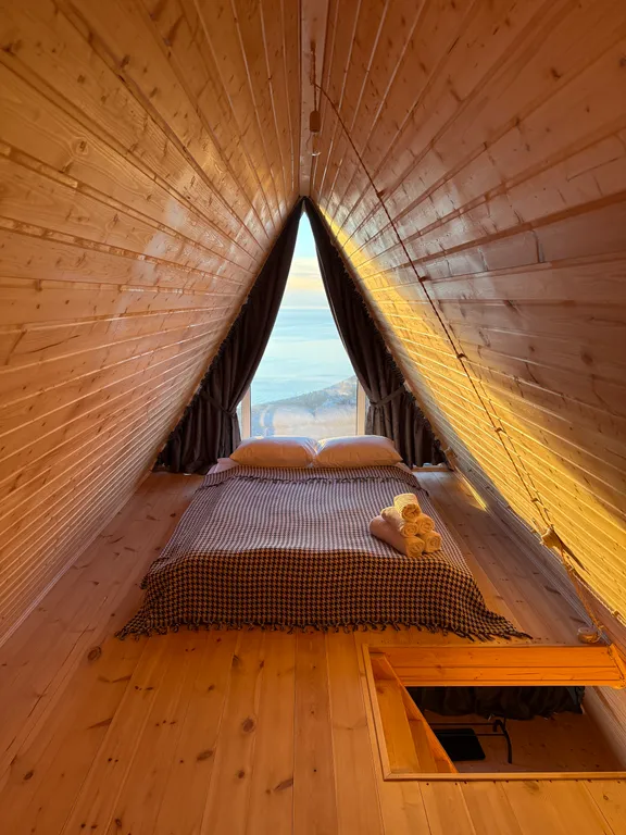 Новый глэмпинг в горах с панорамным видом на олимпийский парк