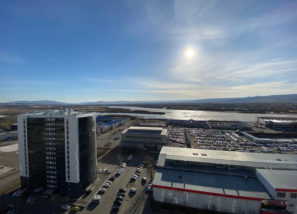 Студия на высоком этаже в центре города