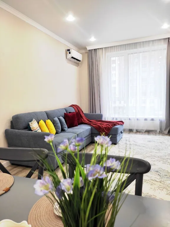 Квартира Уютная квартира в пастельных тонах Эстет — Алматы