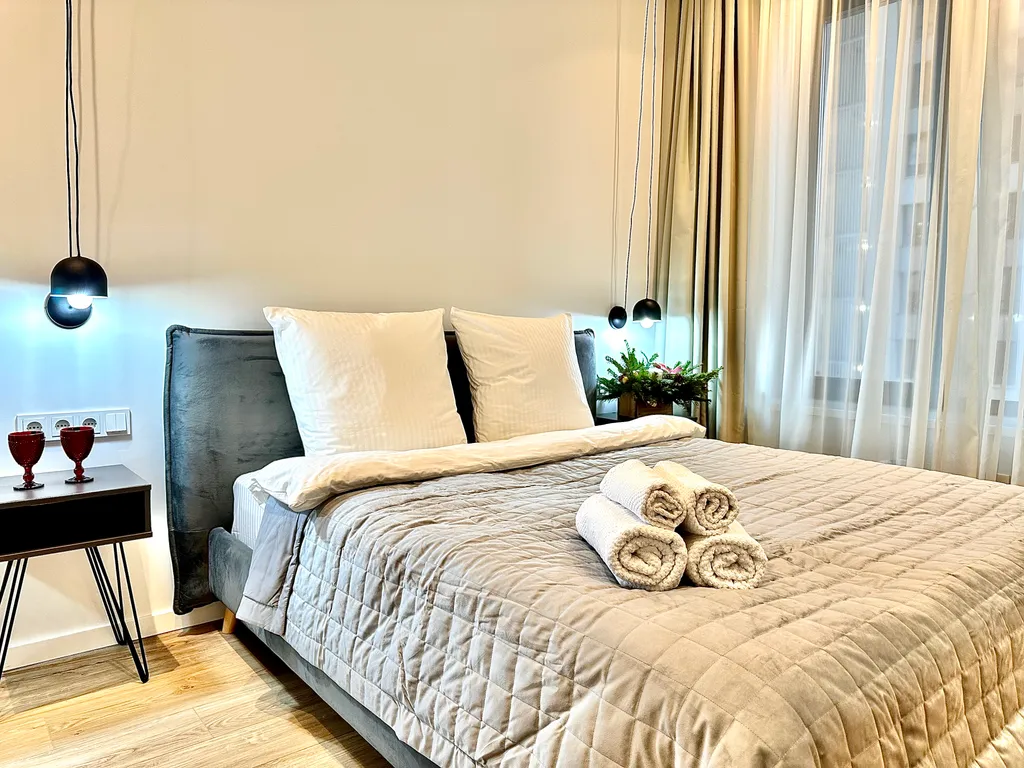 Квартира Квартира Дизайнерская студия с видом на Москва-Сити — Москва