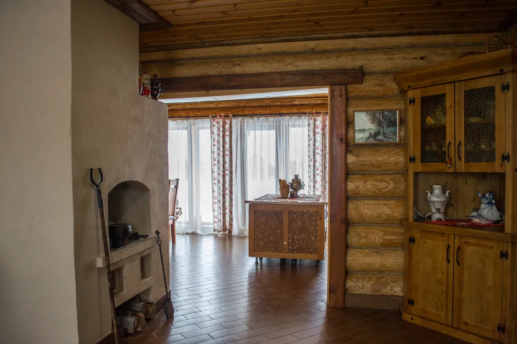 Дом Печки-лавочки с настоящей русской печью и лежанкой