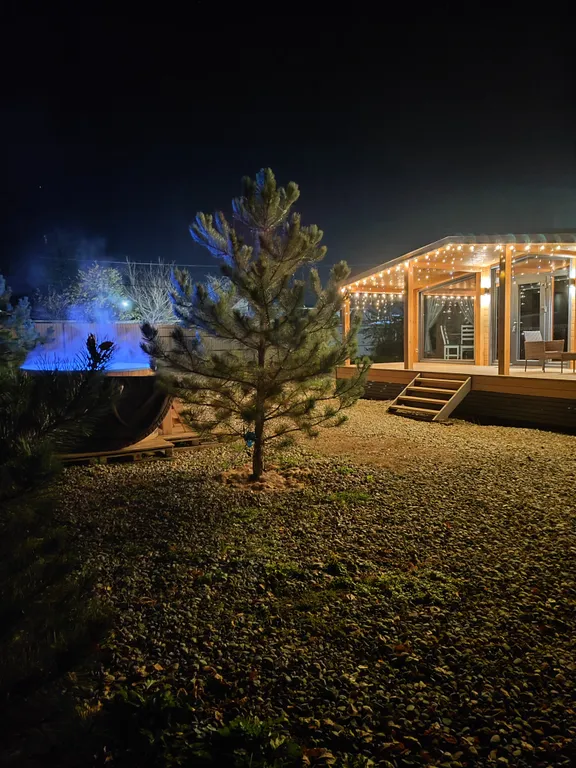 Деревянный уютный дом