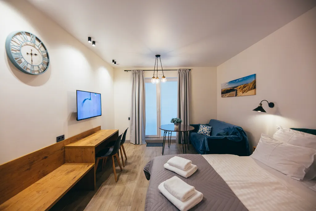 Квартира Olive marine resort с видом на море и большой террасой