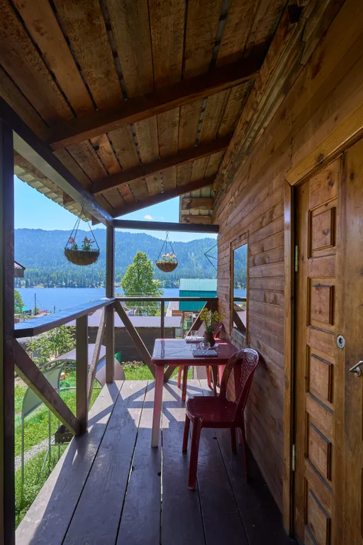 Летний домик из кедра с баней