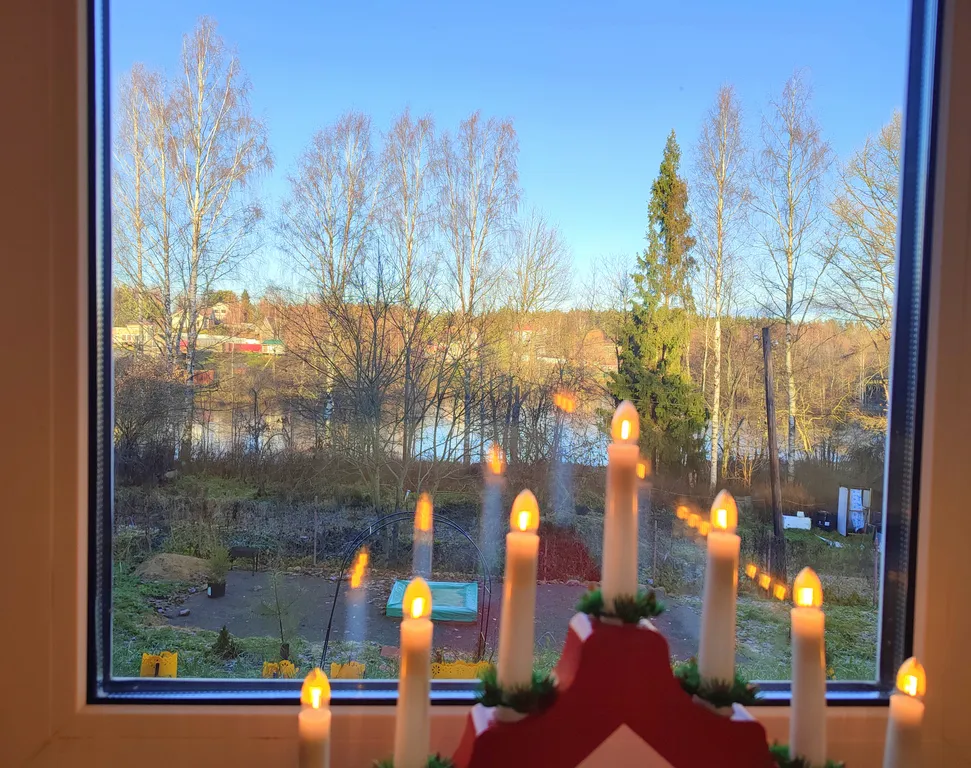 Птица синица House с огромным балконом у озера