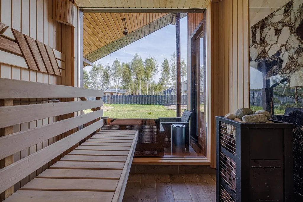 Дом шале с сауной