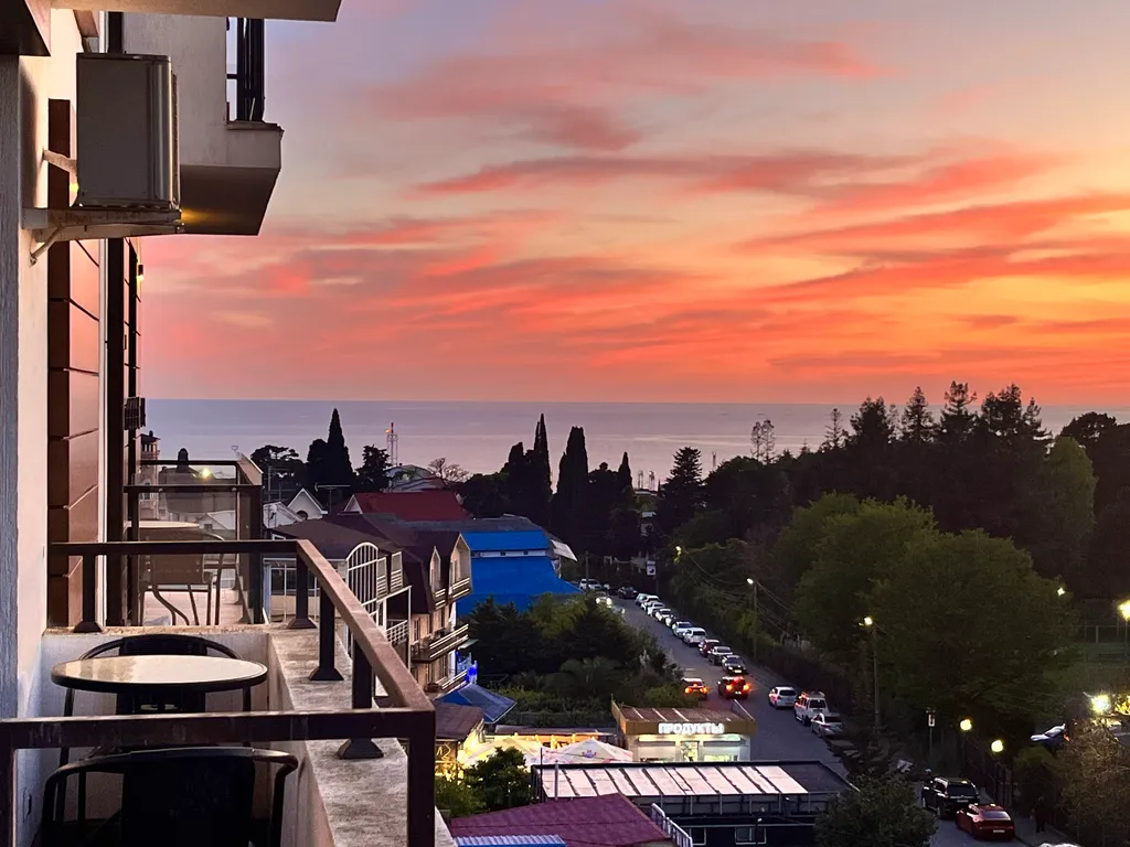 Квартира Уютная квартира с балконом и видом на море — Адлер