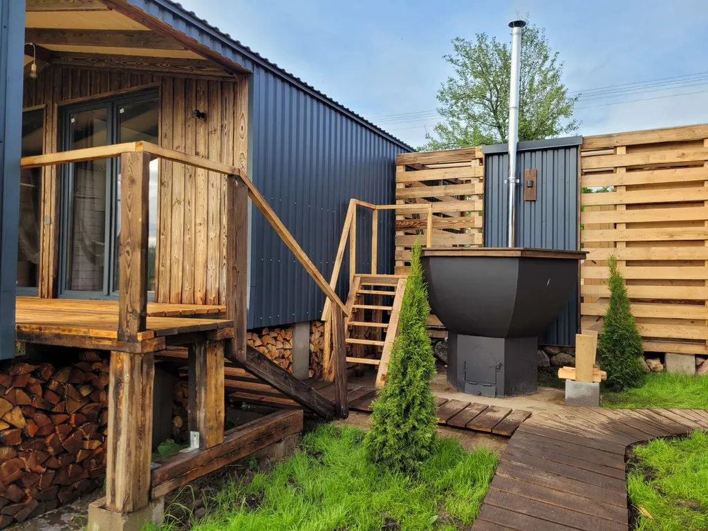 Дом с сибирским банным чаном