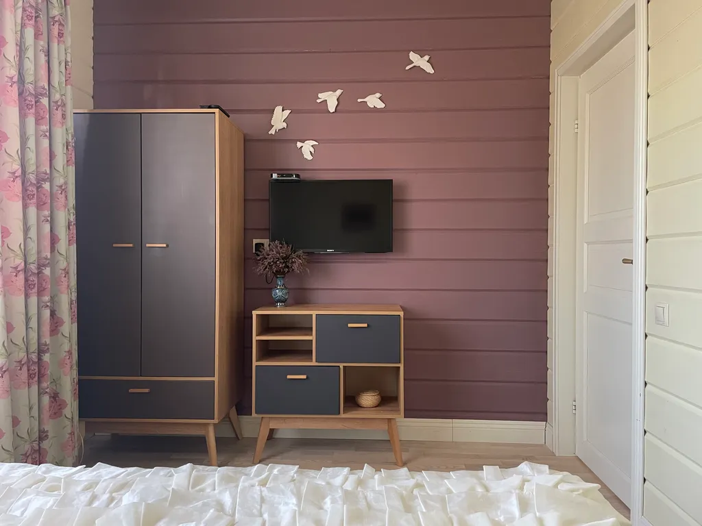 Уютный и комфортный деревянный дом