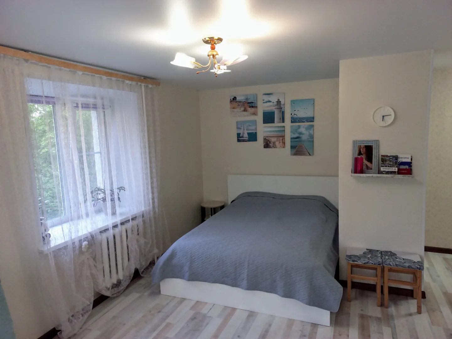 Кровать king size с ортопедическим матрасом