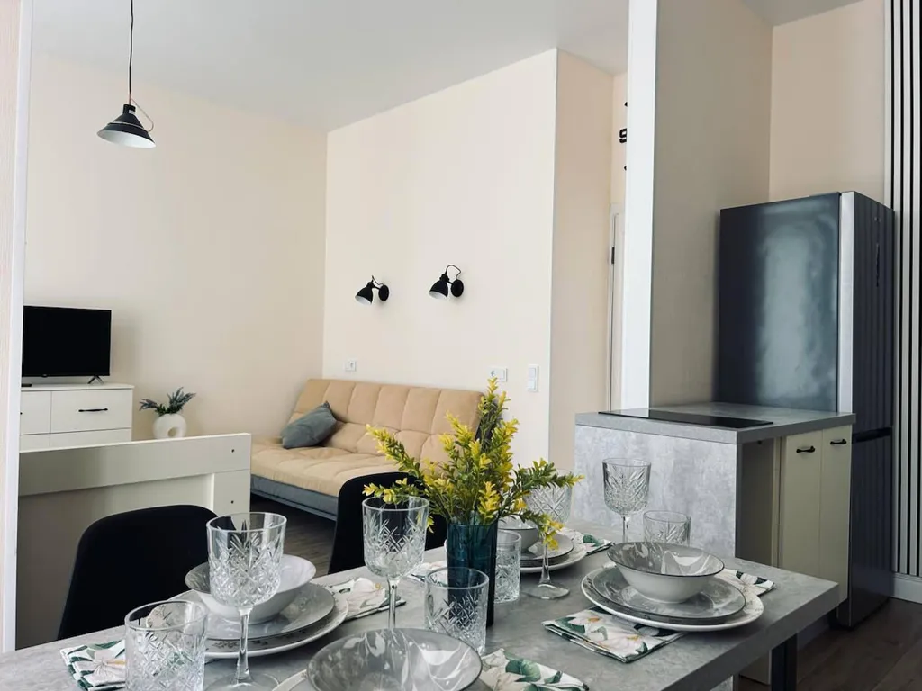 Эксклюзивная студия с двумя балконами и прекрасным видом