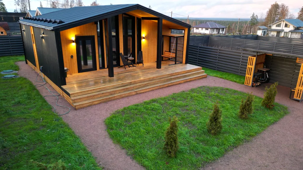 Коттедж Дом на горке с сауной — Иваново (Ленинградская область)