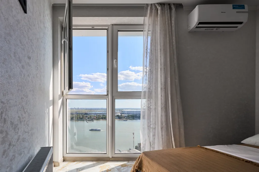 Шикарная студия с прекрасным видом на дон, с 25 этажа, для романтика