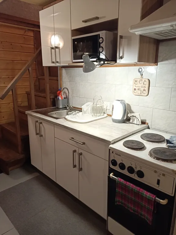 Дом с баней на берегу озера, в черте города