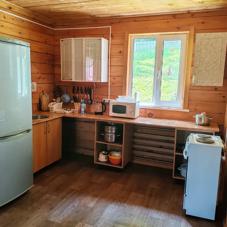 Дом 111m2 — чан, кухня, Wi-Fi