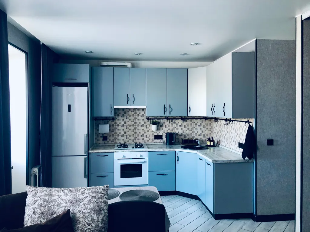 Отличная квартира-студия серый кот