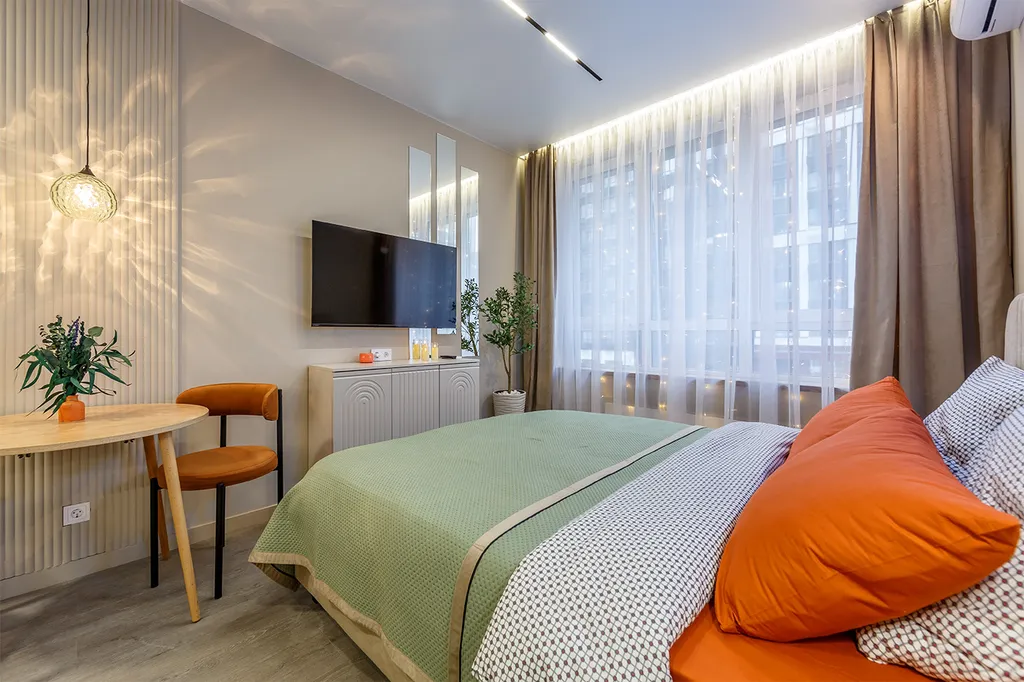 Квартира Квартира Уютная студия в ЖК Прокшино — Москва