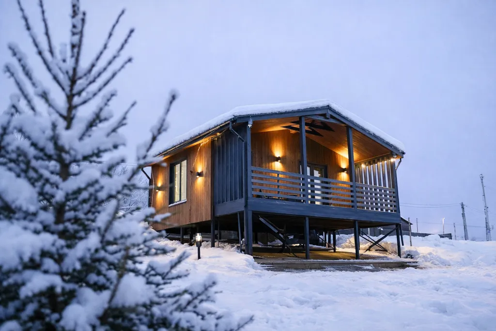 Коттедж Дом Бархат с горячей купелью и панорамным видом на лесной склон — аренда посуточно в Дмитров