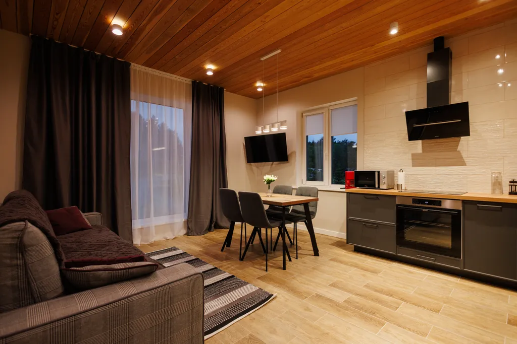 Дом на острове с финской сауной