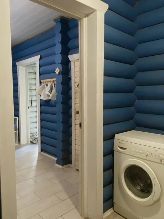 Уютный бревенчатый дом Life veranda на берегу пруда с баней на дровах