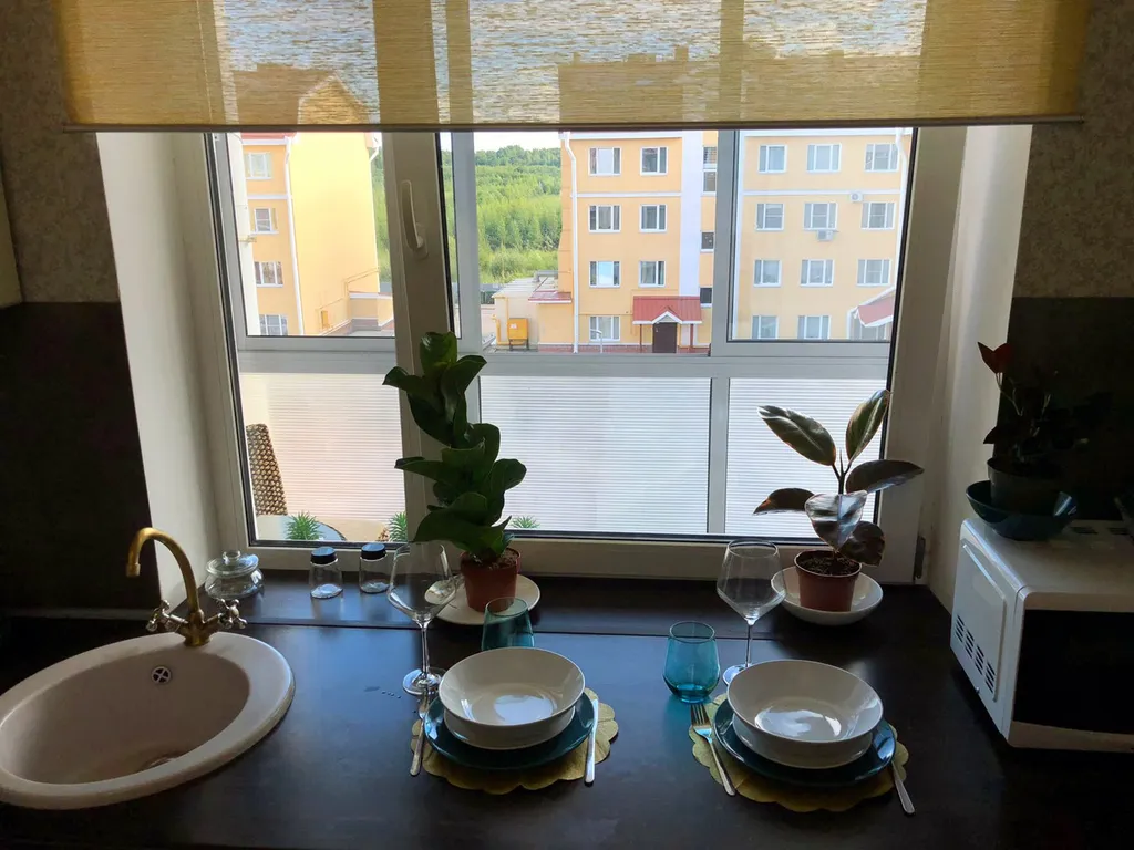 Уютная квартира с отдельной спальней и просторным балконом