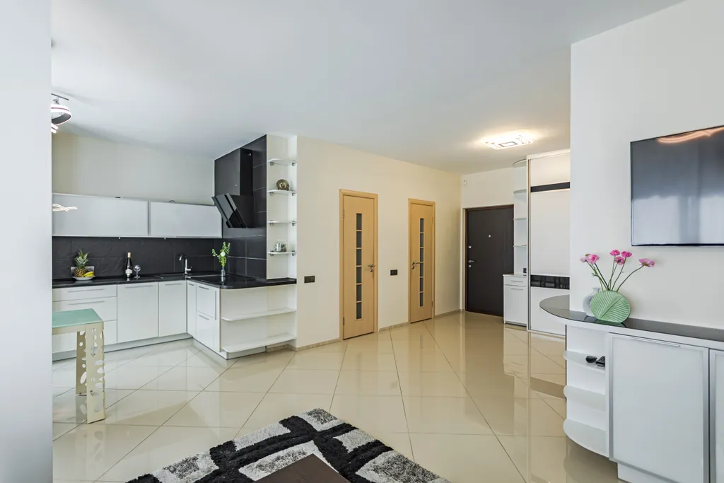 Современный 2-комнатный апартамент в хорошем районе