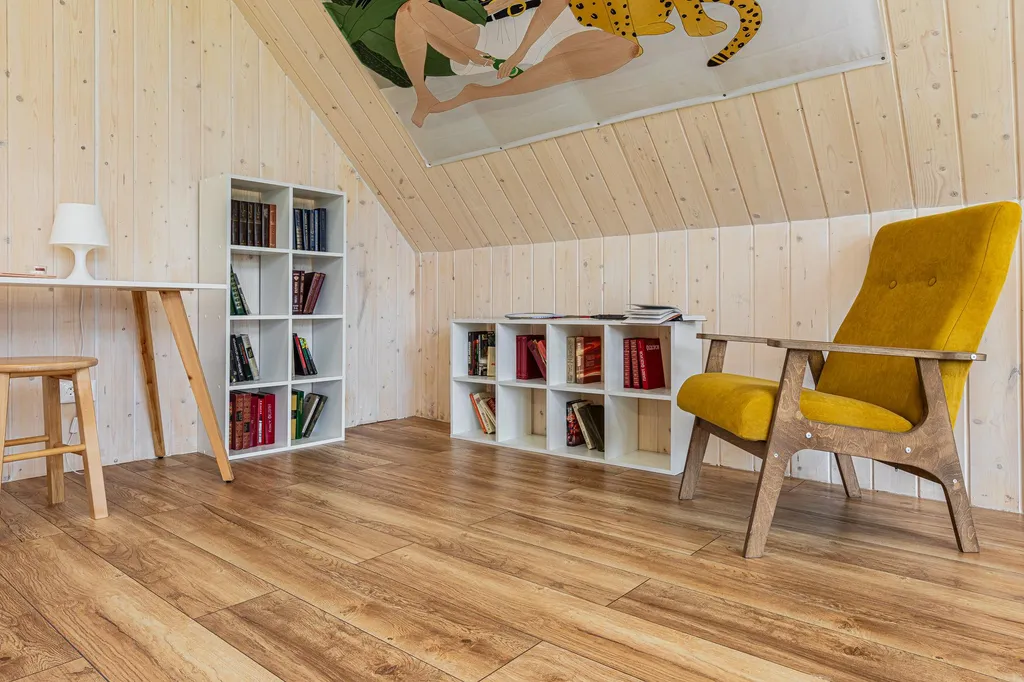 Яркий коттедж с панорамным видом на лес рядом с баней