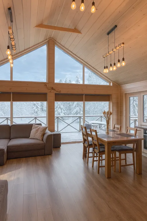 Уютный домик в скандинавском стиле