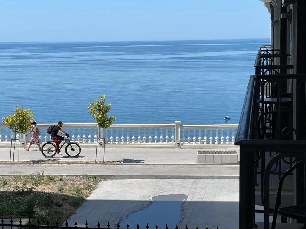 Апартаменты с видом на море у пляжа, первая линия, сапборд включен