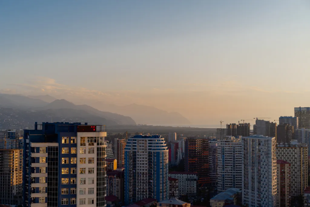 Apartments with sea and city view