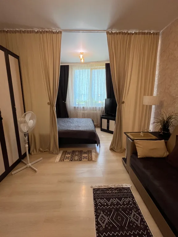 Большая квартира с зонированием и с видом на лес