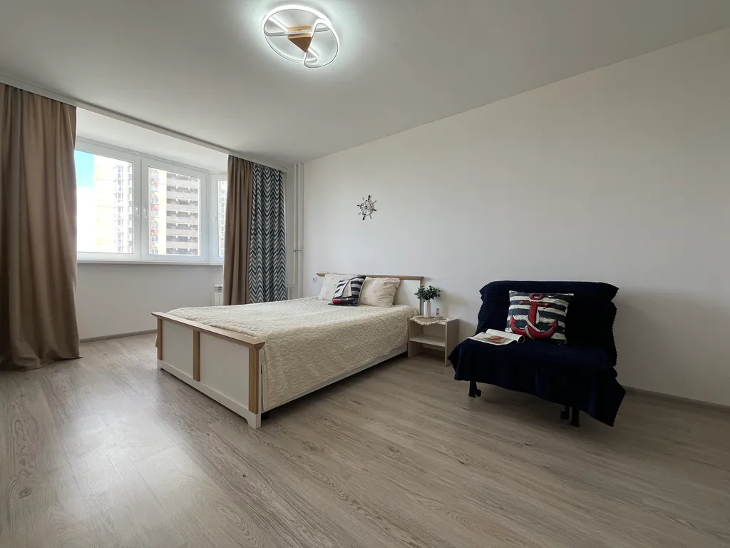 Светлая квартира с видом на закат в современном ЖК Геометрия — аренда посуточно в Липецк