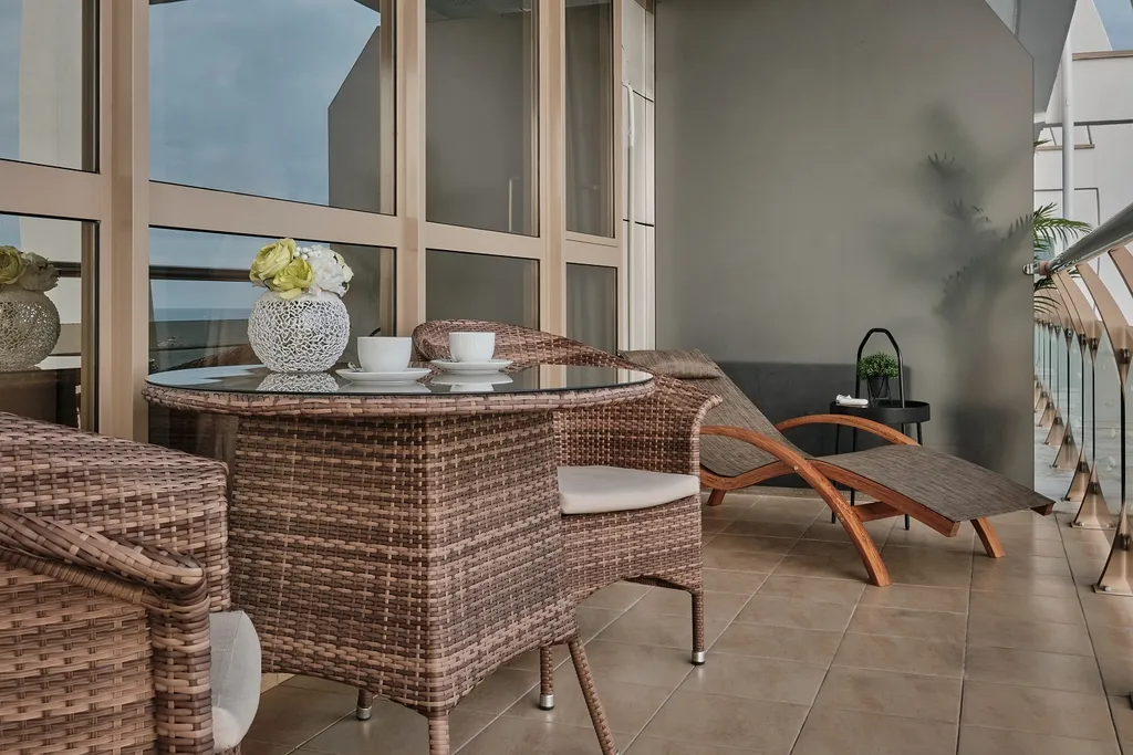 Двухкомнатные апартаменты Family с панорамным видом на море