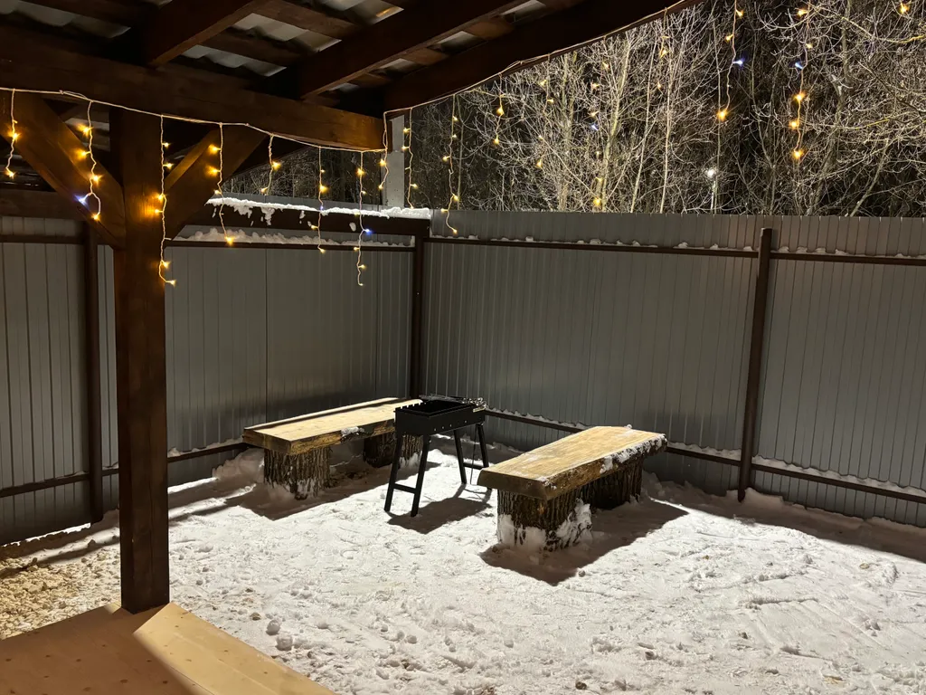 Загородный дом с баней и чаном