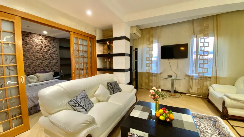 Стильная 1-комнатная квартира в японском стиле ЖК Керемет