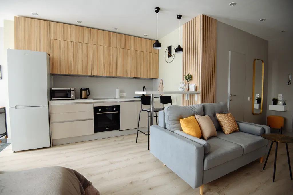 Теплая комфортная студия рядом с парком