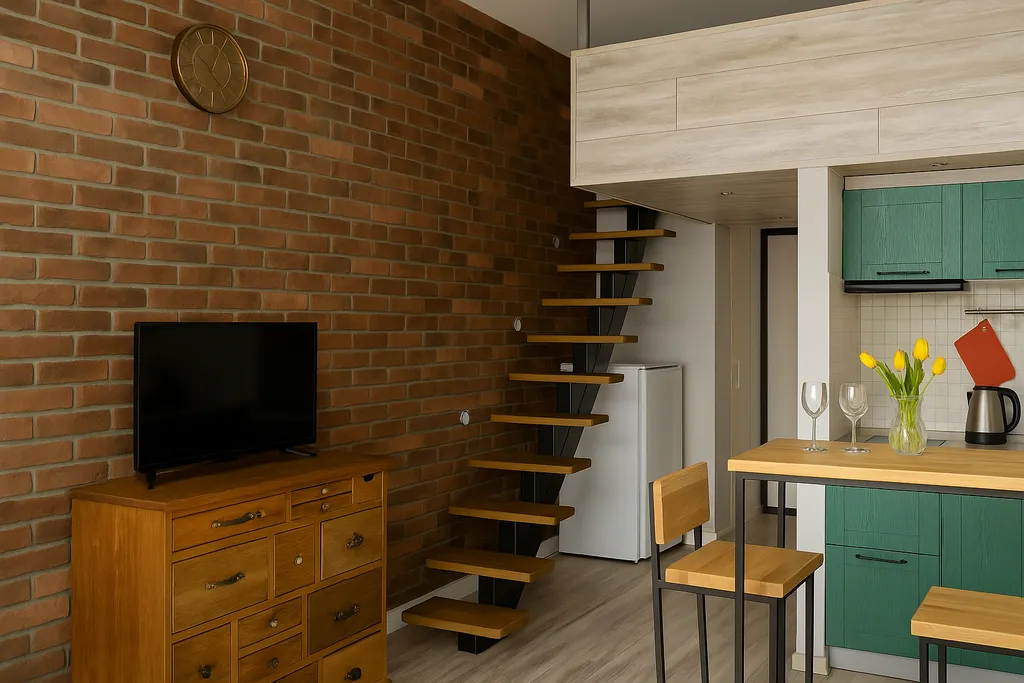 Квартира Квартира Двухуровневая студия в loft style — Москва