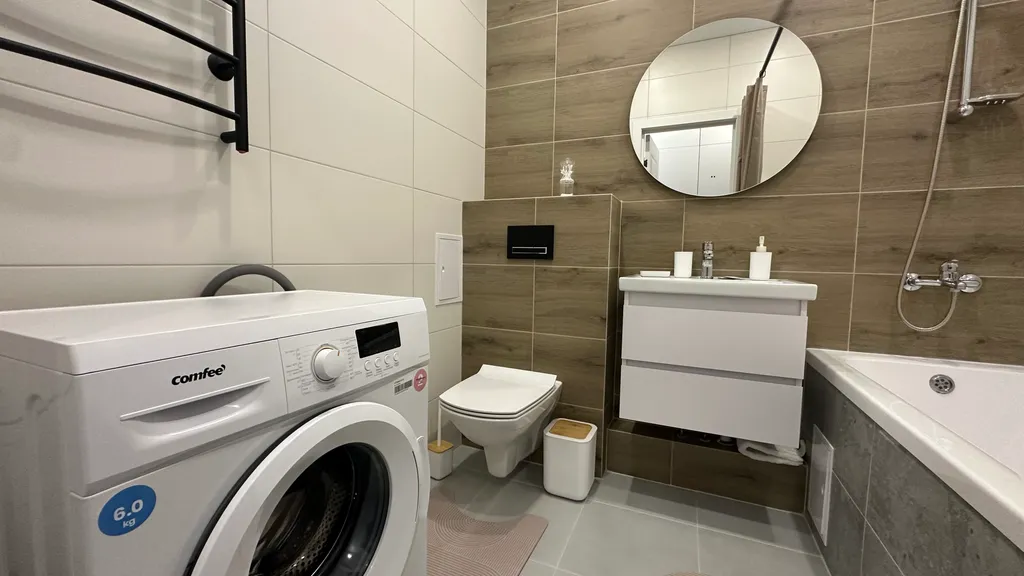 Квартира Квартира Уютная студия с панорамным видом на реку Кубань — Краснодар