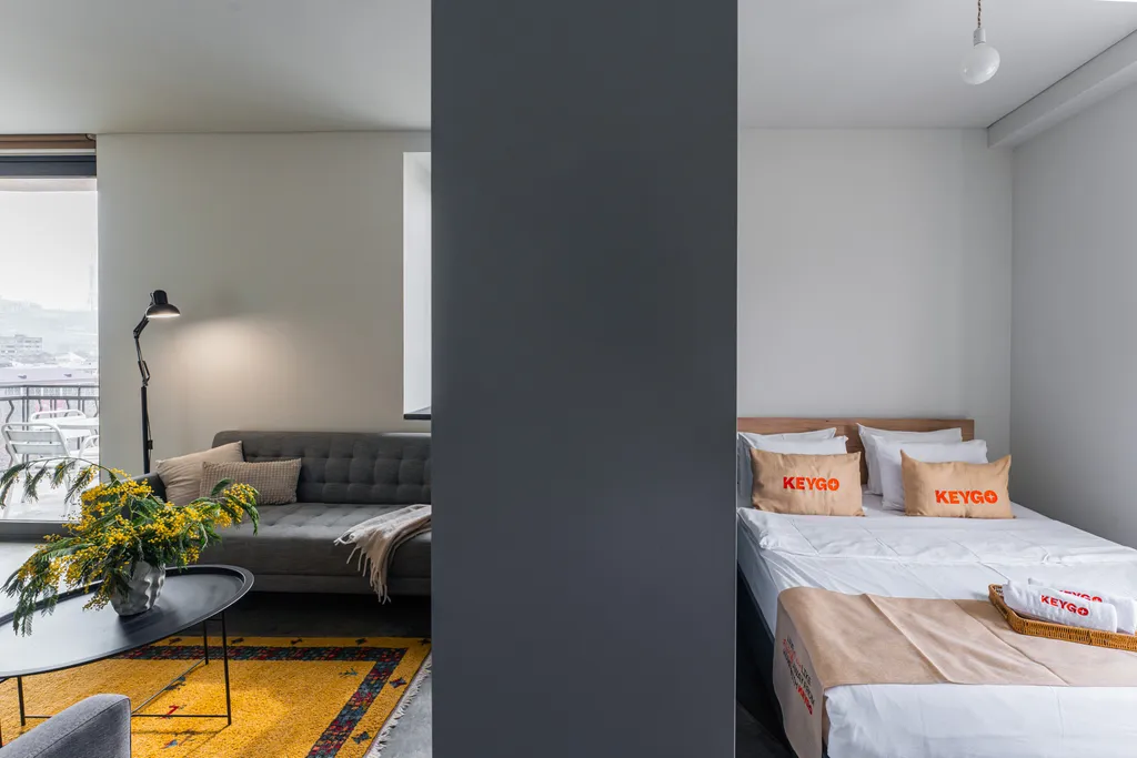 Апартаменты с видом на Каскад