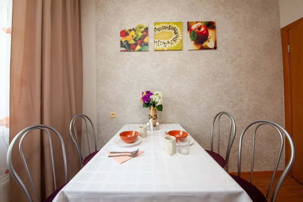 Двухкомнатная квартира, расположеная в новом центре города