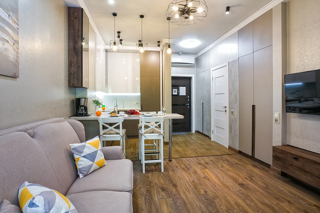 1-комнатная с видом на парк в приморском парке