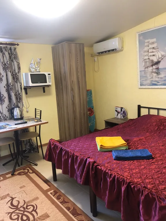 Квартира Двухместная студия со своей ванной комнатой и кухней — аренда посуточно в Голубицкая