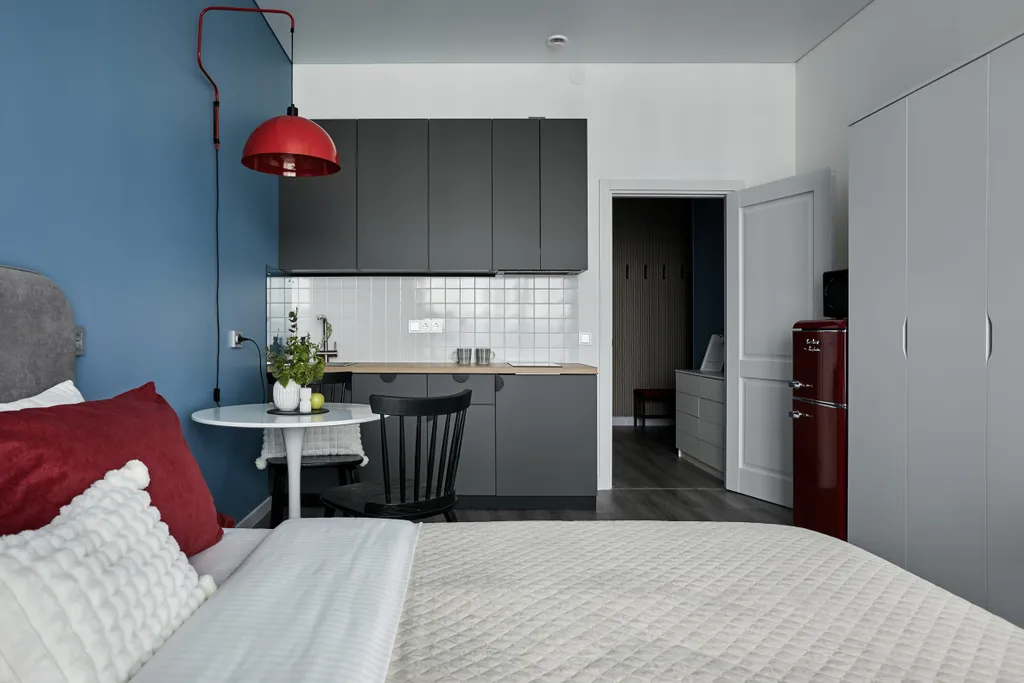 Квартира Квартира Современная студия на Проспекте Будённого — Санкт-Петербург