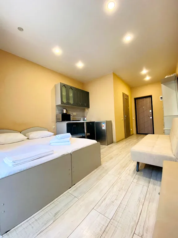 Квартира Квартира Уютная студия в ЖК Мадрид Парк 2 с бассейном — Адлер