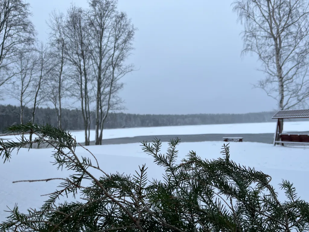 Домик в Карелии на берегу озера