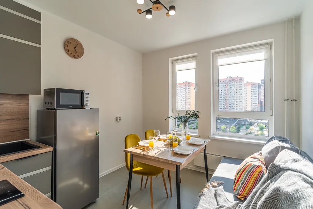 Стильная и уютная однокомнатная квартира с современным ремонтом в Новороссийске