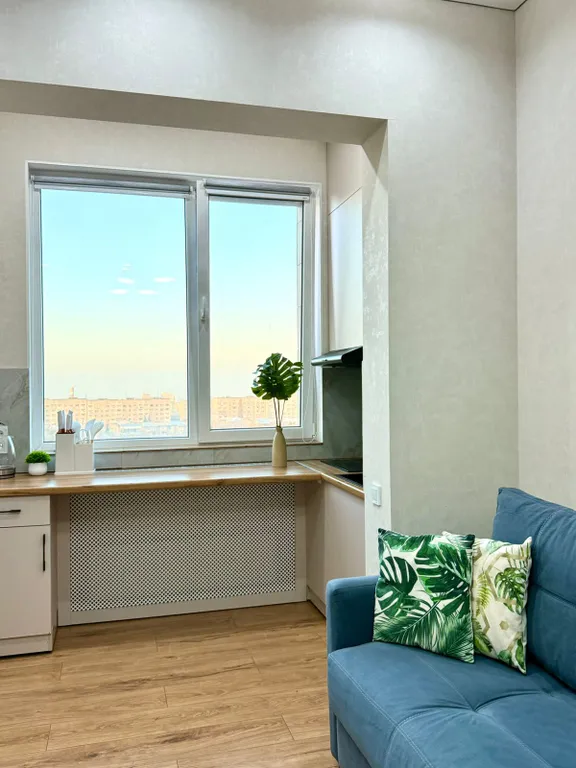 Квартира Стильная квартира с видом на город в ЖК Комфорт Сити — Алматы